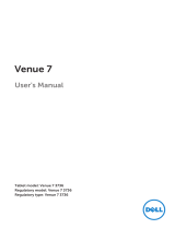 Dell Venue 7 3736 User manual