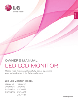LG 20EN43T User manual
