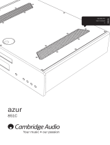 Cambridge Audio Azur 851С User manual