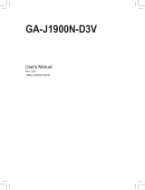 Gigabyte GA-J1900N-D3V (rev. 1.0) User manual