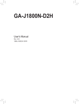 Gigabyte GA-J1800N-D2H (rev. 1.0) User manual