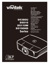 Vivitek D5110W-WNL User manual