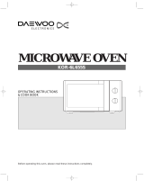 Daewoo KOR6L65SL Operating instructions