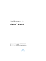 Dell Inspiron 3138 Owner's manual