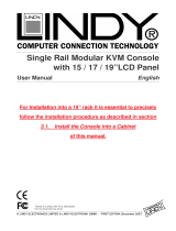 Lindy 19" Modular KVM Terminal User manual