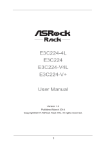 ASROCK E3C224-V4L User manual