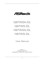 ASROCK H87WS-DL User manual