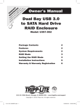 Tripp Lite USB 3.0 SATA 2.5"/3.5" User manual