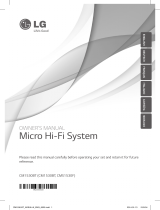 LG CM1530BT Owner's manual