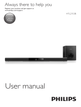 Philips HTL2153B User manual