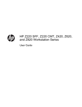 HP Z620 Workstation User guide