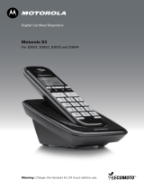 Motorola S3001 User guide