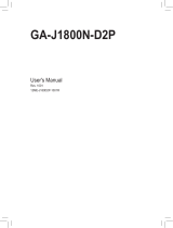 Gigabyte GA-J1800N-D2P User manual