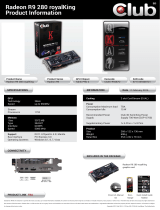 CLUB3D Radeon R9 280 royalKing Specification
