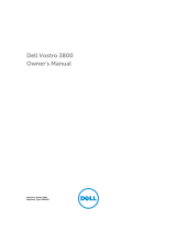 Dell 3800 Owner's manual