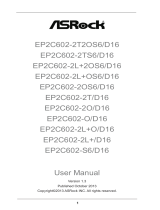 ASROCK EP2C602-2L+O/D16 User manual