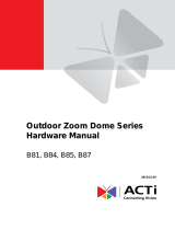 ACTi B87 User manual