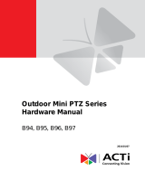 ACTi B95 User manual