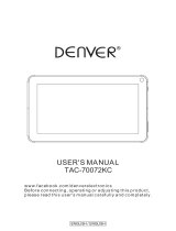 Denver TAC-70072K Owner's manual