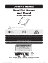 Tripp Lite DWF1327M Diplay Mount Owner's manual