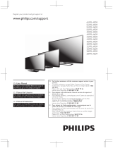 Philips 65PFL4909 User manual