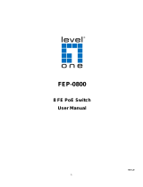 LevelOne FEP-0800 User manual