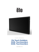 Elo Touch Solution 4243L User manual