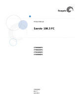 Seagate ST9900805FC Savvio® 10K.5 FC 4 Gb/s 900 GB Hard Drive User manual