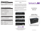 Smart-AVI UDX-PTXS User manual