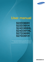 Samsung S27D391H User manual