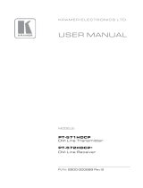 Kramer Electronics PT571HDCP User manual
