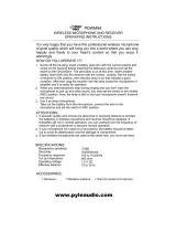Pyle PDWM94 Operating instructions