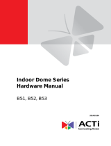 ACTi B51 B52 B53 User manual