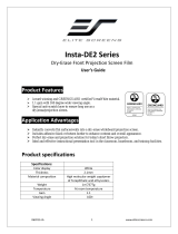 Elite Screens Insta-DE 2 User manual