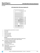HP ProDesk 405 G1 Specification