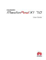 Huawei HUAWEI MediaPad X1 7.0 User guide