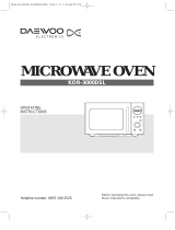 Daewoo KOR-3000DSL Owner's manual
