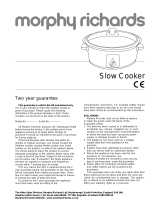 Morphy Richards 48711 Operating instructions