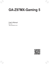 Gigabyte GA-Z97MX-GAMING 5 User manual