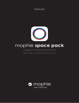 Mophie Space pack iPhone 5 User manual