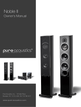 Pure Acoustics Noble II Owner's manual
