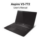 Acer Aspire V3-772G User manual