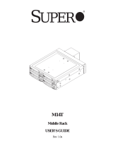 Supermicro Mobile Rack CSE-M14T User guide