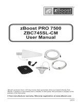 zBoost Pro 10K SL ZBC745SL User manual