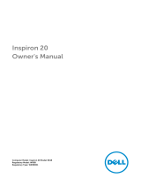 Dell Inspiron 20 Owner's manual