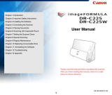 Canon DR-C225 User manual