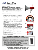 AmpliVox SB602R Operating instructions