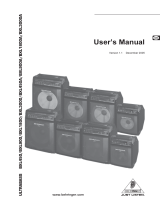 Behringer Ultrabass BXL1800 User manual
