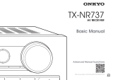 ONKYO TX-NR737 Owner's manual