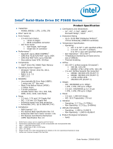 Intel DCP3600 1.2TB Specification
